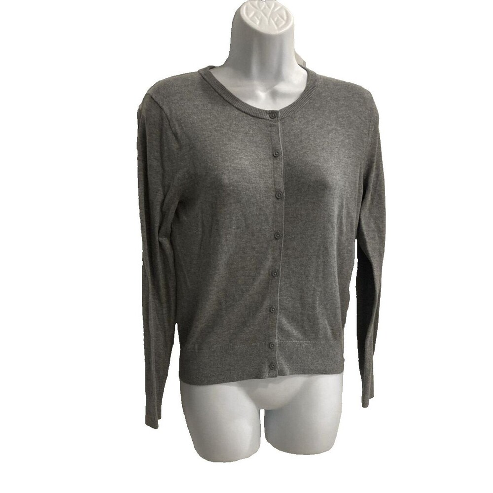 NEW Banana Republic Women Gray Premium Luxe Yarn Sweater Cashmere Blend Size-PXS